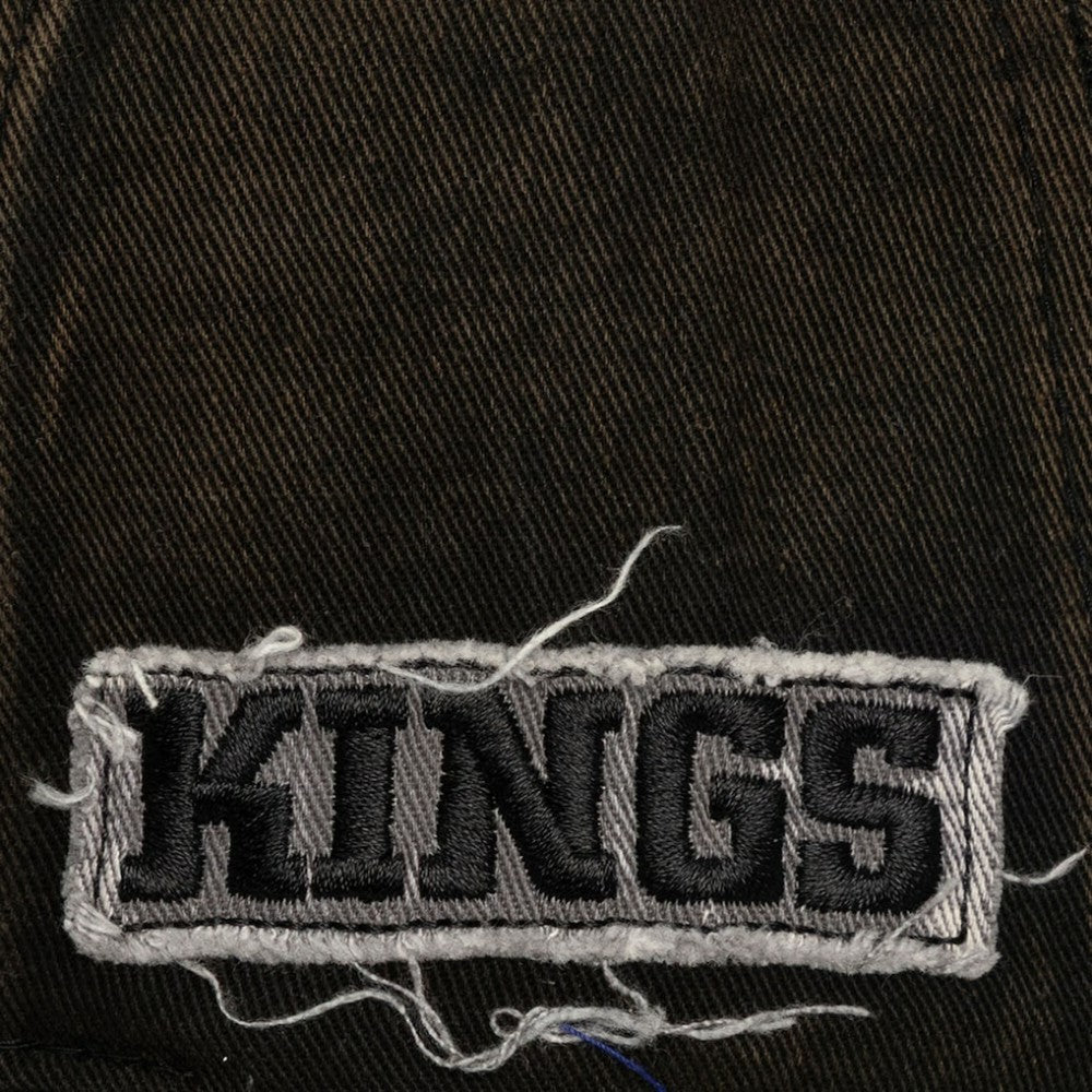 Los Angeles Kings Mitchell & Ness Downtown Snow Wash Pro-Crown Adjustable Hat - Black | US 202757462