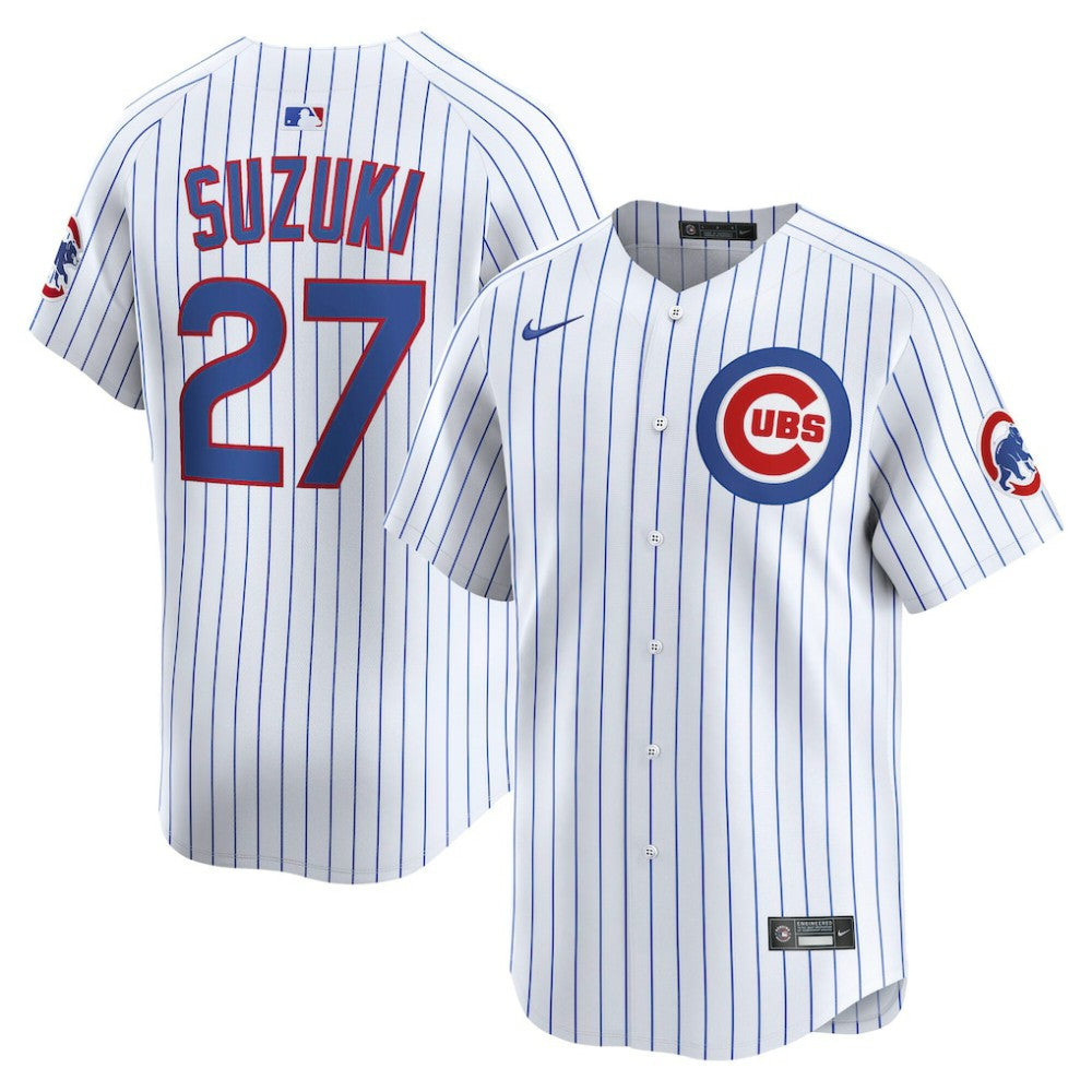 Seiya Suzuki Chicago Cubs Nike Home Limited Player Jersey - White Jerseys