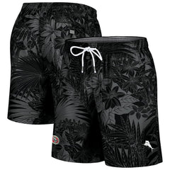 San Francisco 49ers Naples Santiago Palm Shorts - Black Shorts