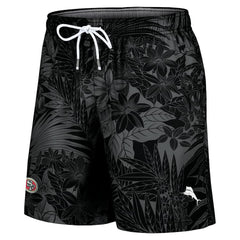 San Francisco 49ers Naples Santiago Palm Shorts - Black Shorts