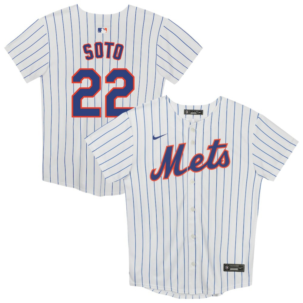 Juan Soto New York Mets Nike Preschool Home Game Jersey - White Jerseys