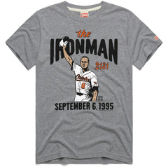 Cal Ripken Jr. Baltimore Orioles Homage Graphic Player T-Shirt - Gray T-shirts