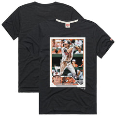 Gunnar Henderson Baltimore Orioles Homage 2023 Topps Baseball Card Player T-Shirt - Charcoal T-shirts