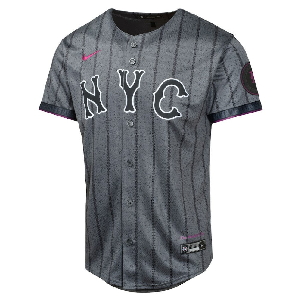 Juan Soto New York Mets Nike Youth City Connect Limited Jersey  - Gray Jerseys
