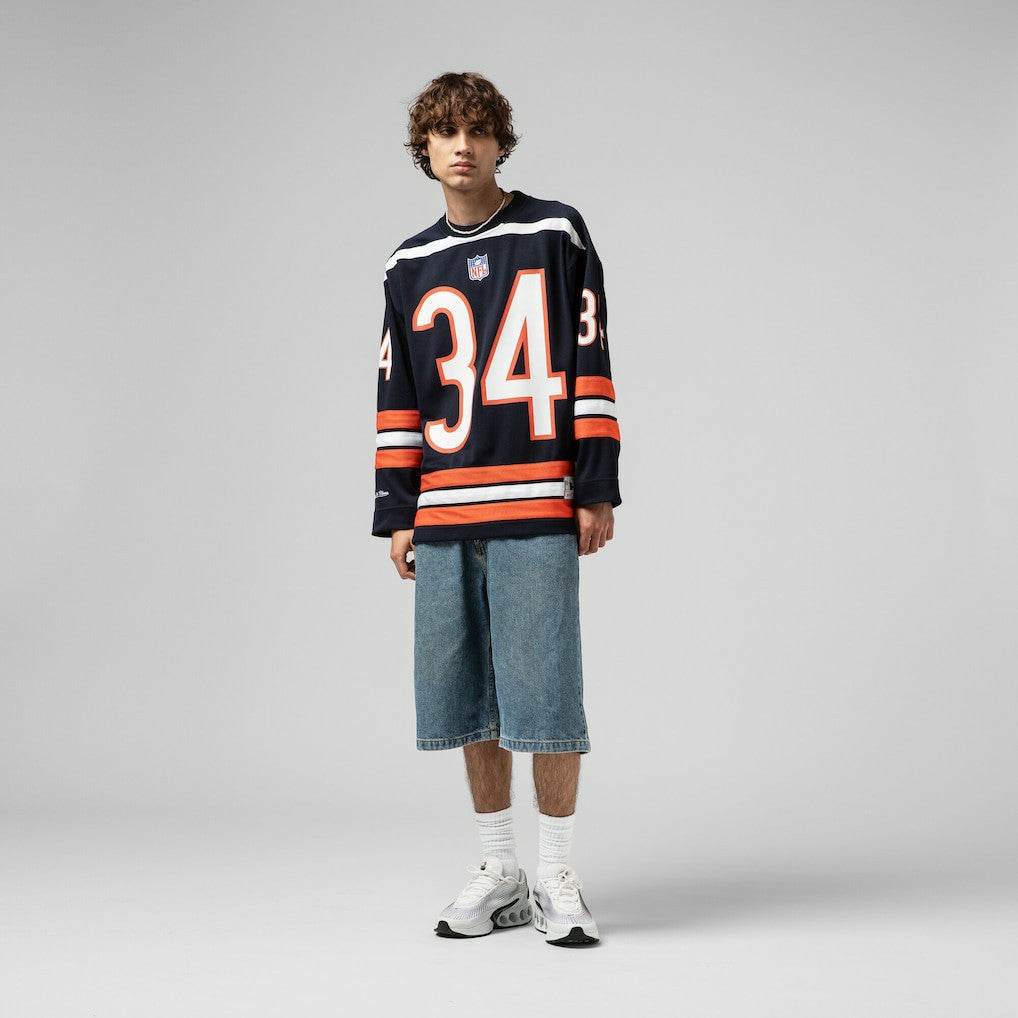 Walter Payton Chicago Bears Maxxed Out Fashion Hockey Jersey - Navy Jerseys