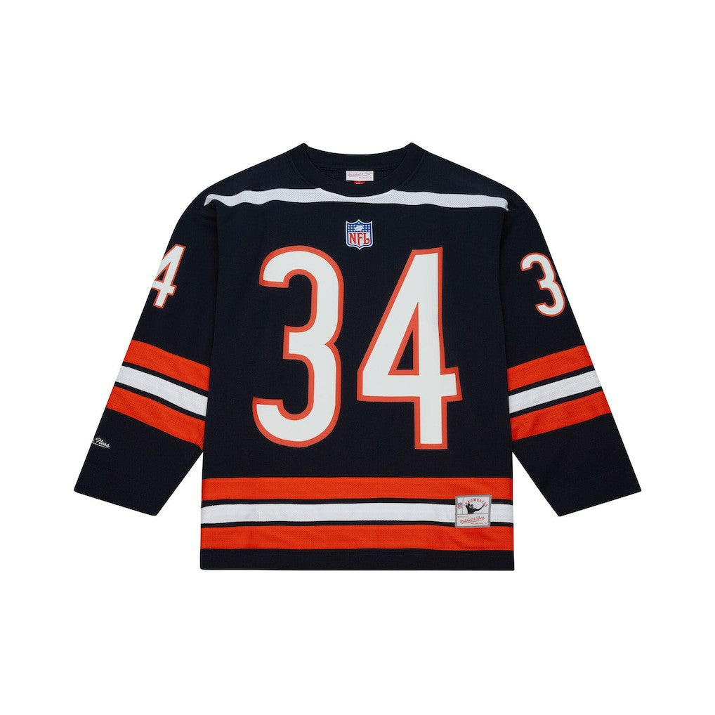Walter Payton Chicago Bears Maxxed Out Fashion Hockey Jersey - Navy Jerseys