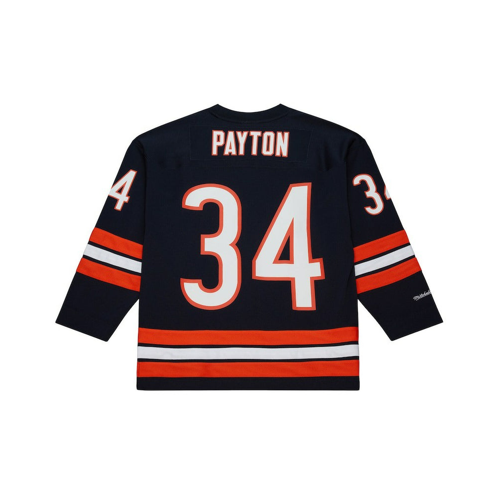 Walter Payton Chicago Bears Maxxed Out Fashion Hockey Jersey - Navy Jerseys