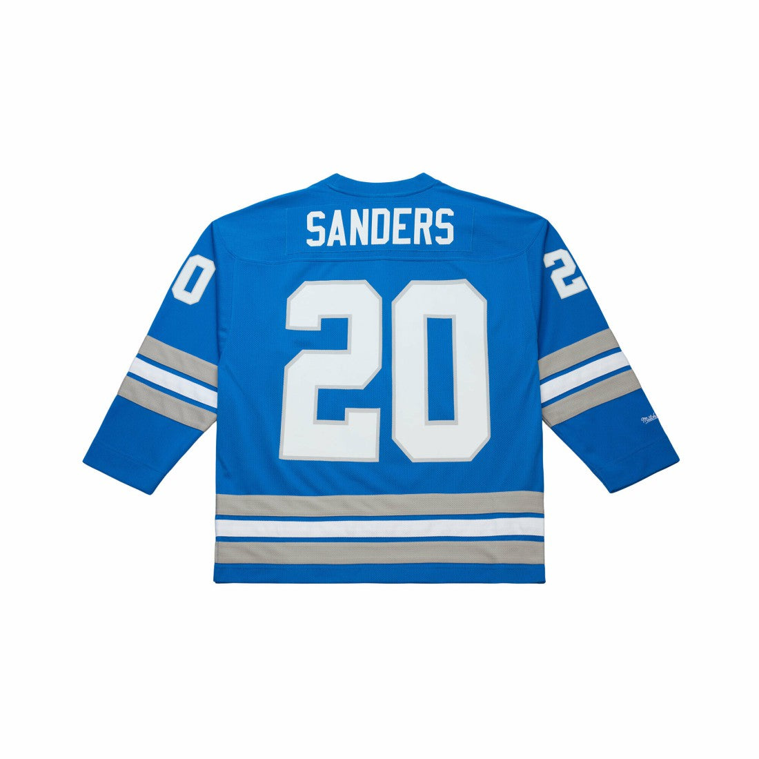 Barry Sanders Detroit Lions Maxxed Out Fashion Hockey Jersey - Blue Jerseys