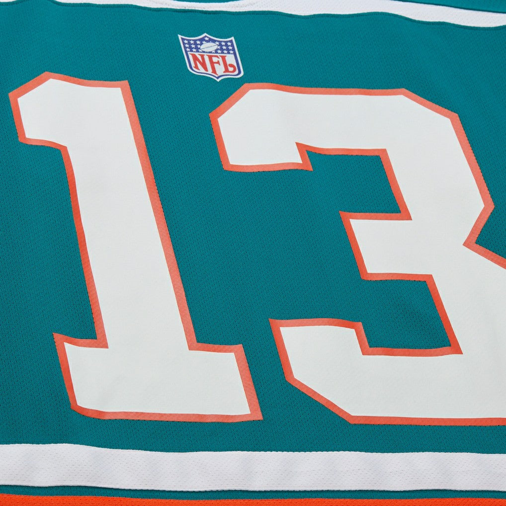 Dan Marino Miami Dolphins Maxxed Out Fashion Hockey Jersey - Aqua Jerseys