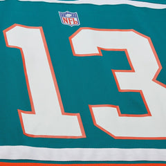 Dan Marino Miami Dolphins Maxxed Out Fashion Hockey Jersey - Aqua Jerseys