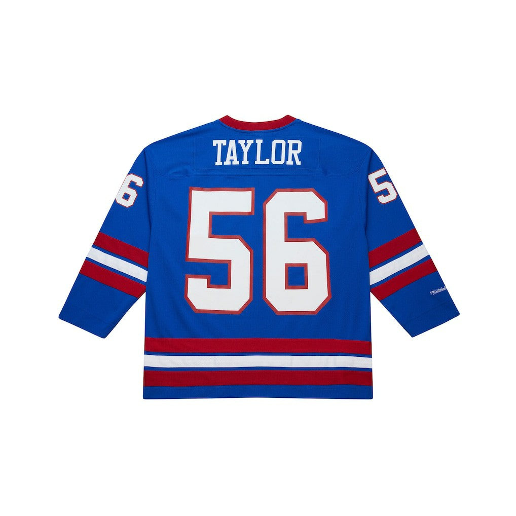 Lawrence Taylor New York Giants Maxxed Out Fashion Hockey Jersey - Royal Jerseys