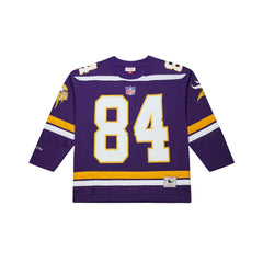 Randy Moss Minnesota Vikings Maxxed Out Fashion Hockey Jersey - Purple Jerseys