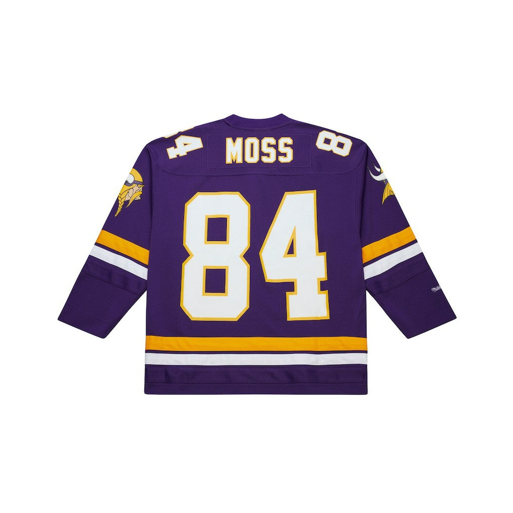 Randy Moss Minnesota Vikings Maxxed Out Fashion Hockey Jersey - Purple Jerseys