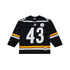 Troy Polamalu Pittsburgh Steelers Maxxed Out Fashion Hockey Jersey - Black Jerseys
