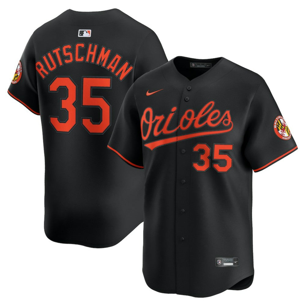 Adley Rutschman Baltimore Orioles Nike Alternate Limited Player Jersey - Black Jerseys