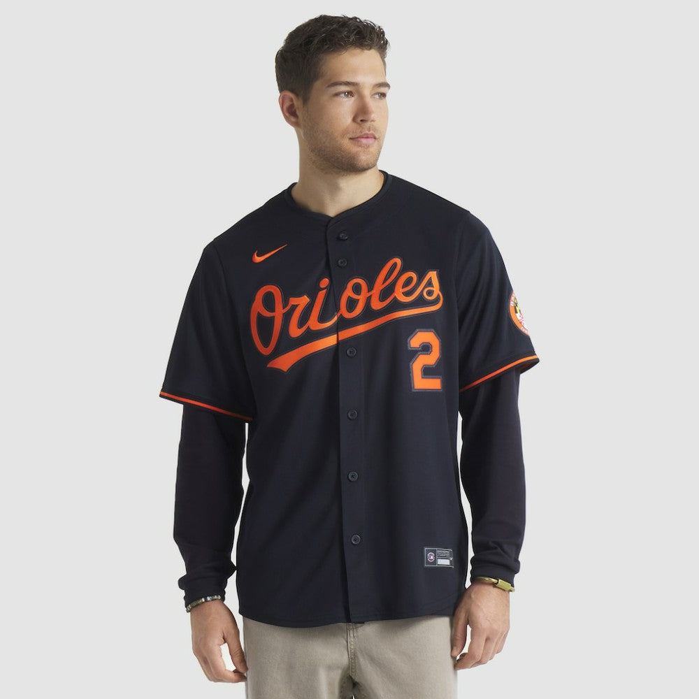 Gunnar Henderson Baltimore Orioles Nike Alternate Limited Player Jersey - Black Jerseys