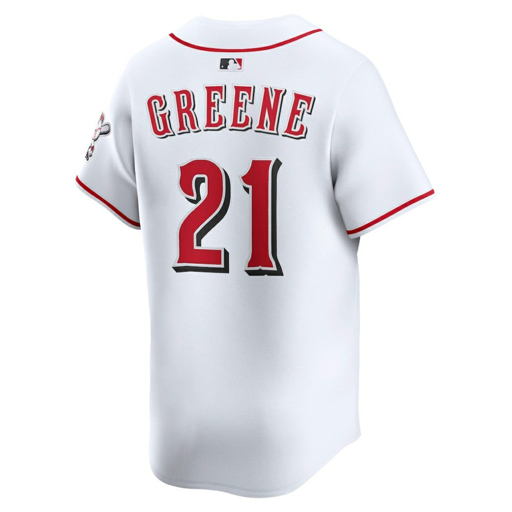 Hunter Greene Cincinnati Reds Nike Home Limited Player Jersey - White Jerseys