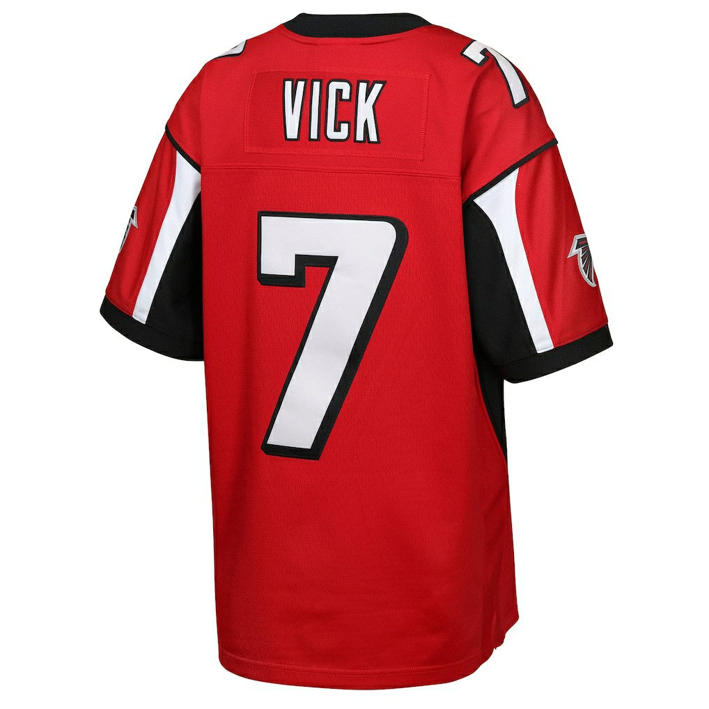 Michael Vick Atlanta Falcons Youth 2003 Legacy Retired Player Jersey - Red Jerseys