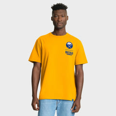 Buffalo Sabres Fanatics Crash The Net Legacy T-Shirt - Gold | US 202767188
