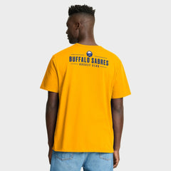 Buffalo Sabres Fanatics Crash The Net Legacy T-Shirt - Gold | US 202767188