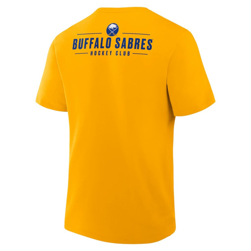 Buffalo Sabres Fanatics Crash The Net Legacy T-Shirt - Gold | US 202767188