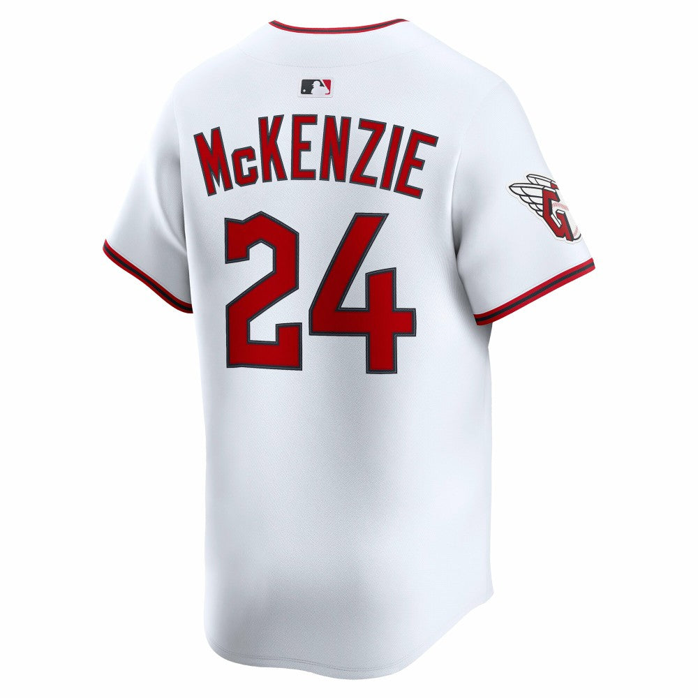 Triston McKenzie Cleveland Guardians Nike Home Limited Player Jersey - White Jerseys