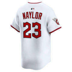 Bo Naylor Cleveland Guardians Nike Home Limited Player Jersey - White Jerseys