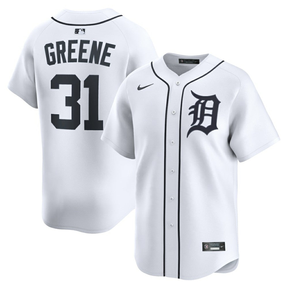 Riley Greene Detroit Tigers Nike Home Limited Player Jersey - White Jerseys