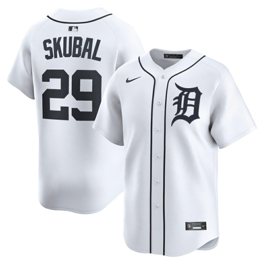 Tarik Skubal Detroit Tigers Nike Home Limited Player Jersey - White Jerseys
