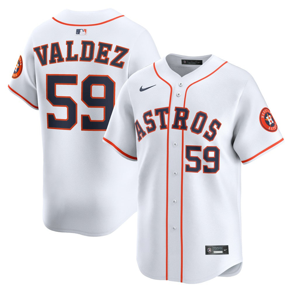Framber Valdez Houston Astros Nike Home Limited Player Jersey - White Jerseys