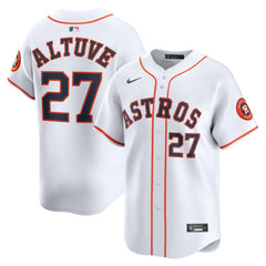 Jose Altuve Houston Astros Nike Home Limited Player Jersey - White Jerseys