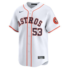 Cristian Javier Houston Astros Nike Home Limited Player Jersey - White Jerseys
