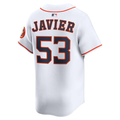 Cristian Javier Houston Astros Nike Home Limited Player Jersey - White Jerseys