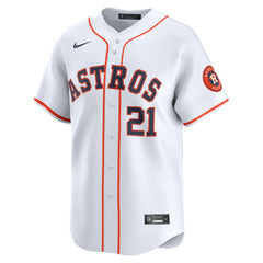 Yainer Diaz Houston Astros Nike Home Limited Player Jersey - White Jerseys