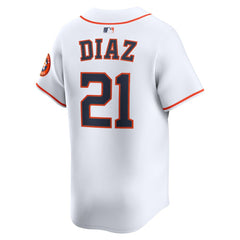 Yainer Diaz Houston Astros Nike Home Limited Player Jersey - White Jerseys