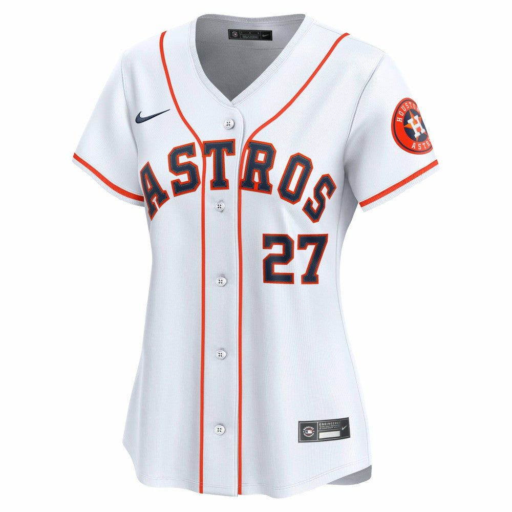 Jose Altuve Houston Astros Nike Women's Home Limited Player Jersey - White Jerseys