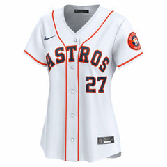 Jose Altuve Houston Astros Nike Women's Home Limited Player Jersey - White Jerseys