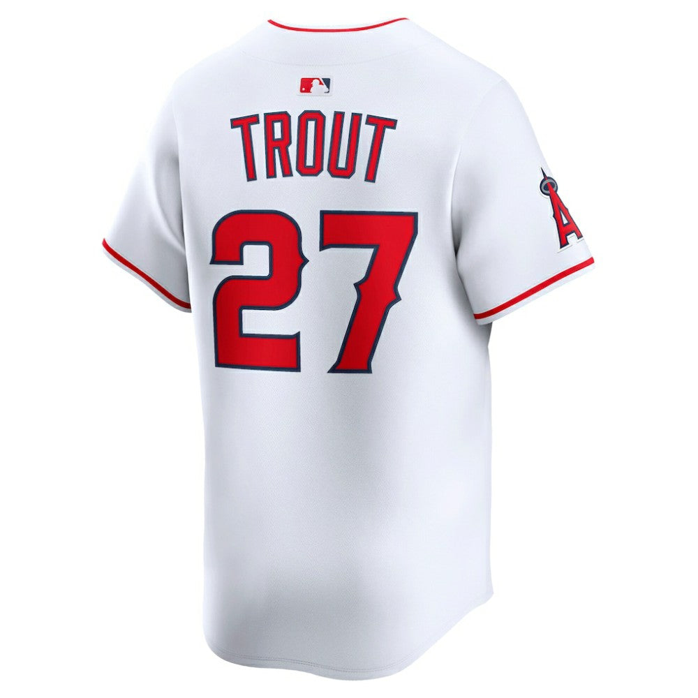 Mike Trout Los Angeles Angels Nike Home Limited Player Jersey - White Jerseys