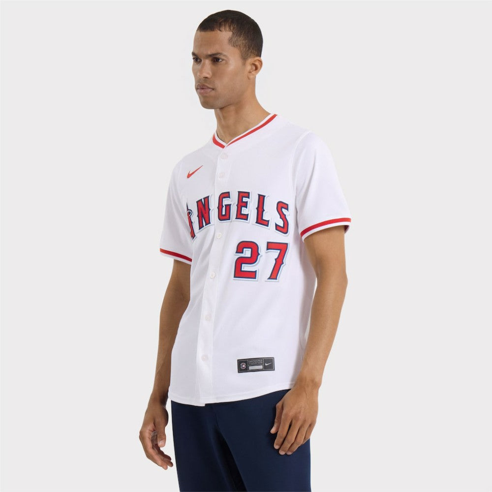 Mike Trout Los Angeles Angels Nike Home Limited Player Jersey - White Jerseys
