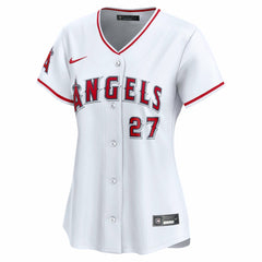 Mike Trout Los Angeles Angels Nike Women's Home Limited Player Jersey - White Jerseys