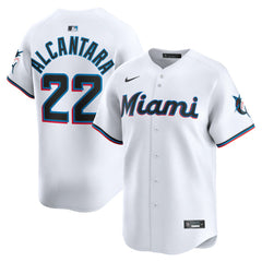 Sandy Alcantara Miami Marlins Nike Home Limited Player Jersey - White Jerseys