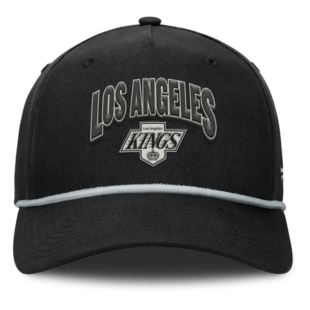 Los Angeles Kings Fanatics Decades Collection A-Frame Adjustable Hat - Black | US 202768470