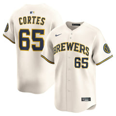 Nestor Cortes Milwaukee Brewers Nike Home Limited Player Jersey - Cream Jerseys