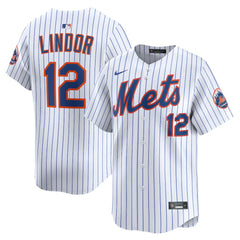 Francisco Lindor New York Mets Nike Home Limited Jersey - White Jerseys