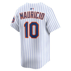 Ronny Mauricio New York Mets Nike Home Limited Player Jersey - White Jerseys