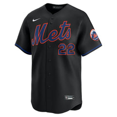 Juan Soto New York Mets Nike Alternate Limited Player Jersey - Black Jerseys