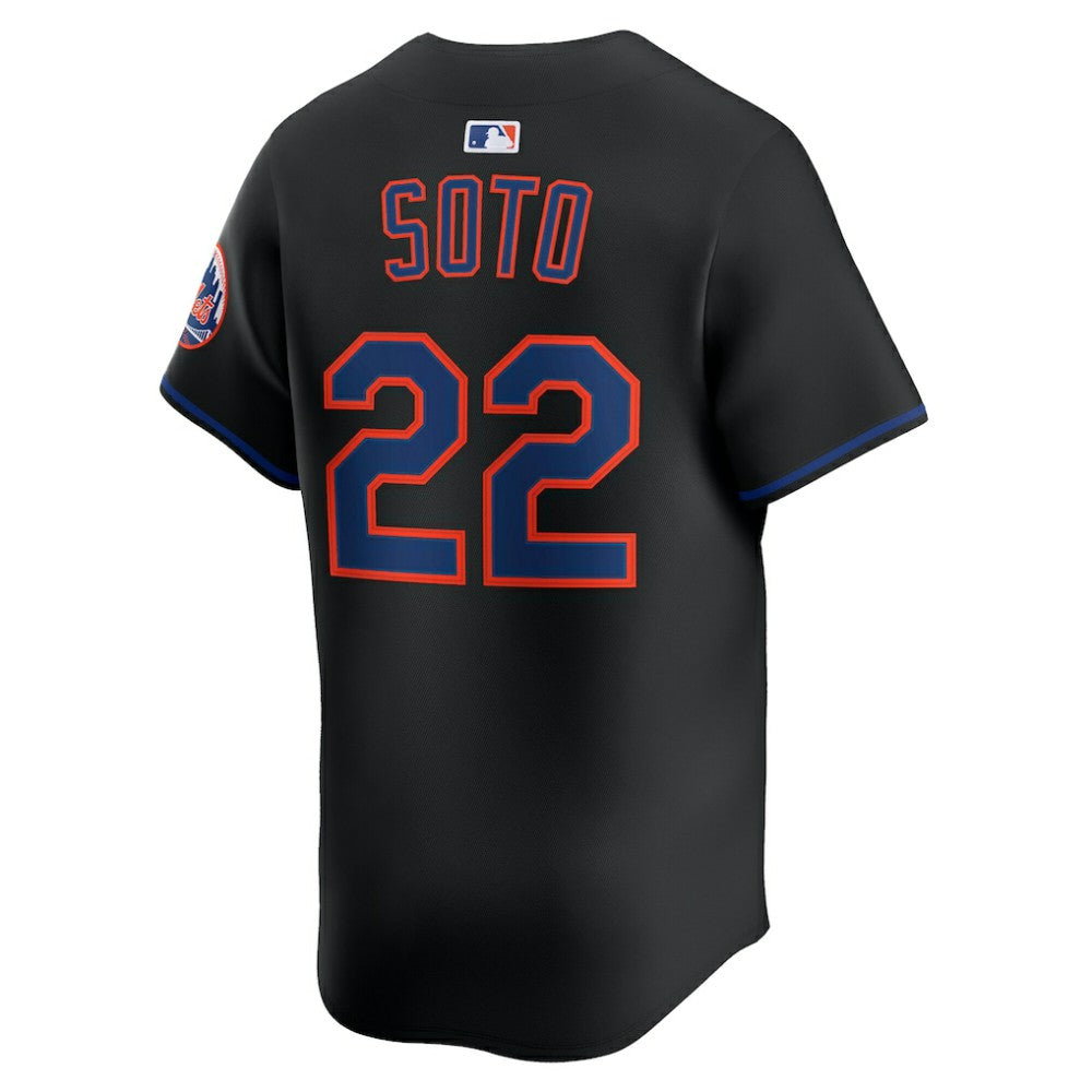 Juan Soto New York Mets Nike Alternate Limited Player Jersey - Black Jerseys