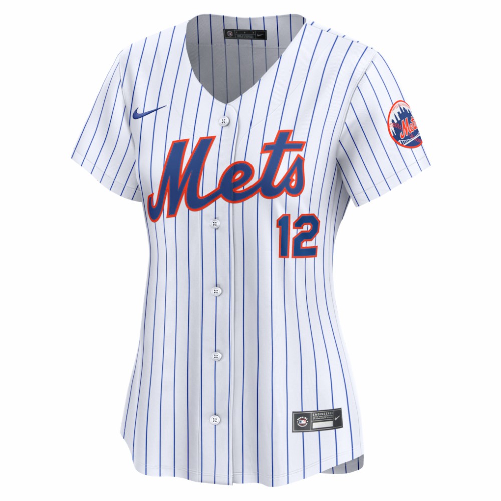 Francisco Lindor New York Mets Nike Women's Home Limited Jersey - White Jerseys