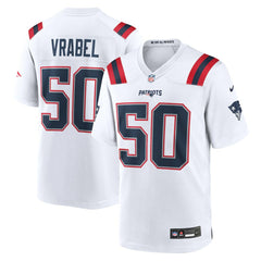 Mike Vrabel New England Patriots Retired Player Game Jersey - White Jerseys