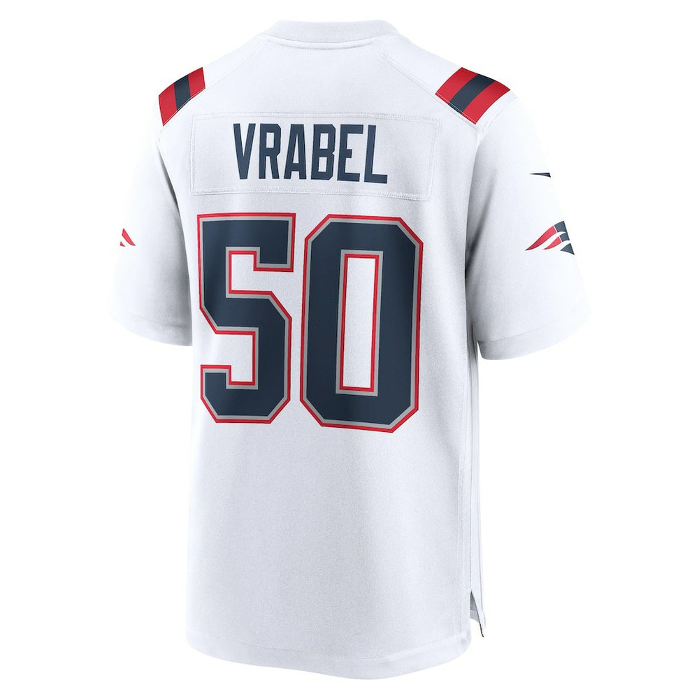Mike Vrabel New England Patriots Retired Player Game Jersey - White Jerseys